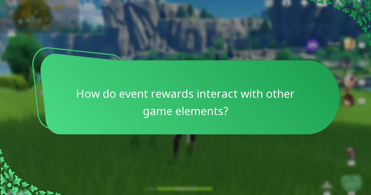 How do event synergies enhance gameplay in Genshin Impact?