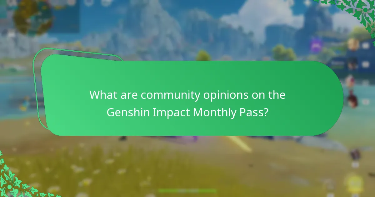 How satisfied are players with the Genshin Impact Monthly Pass?