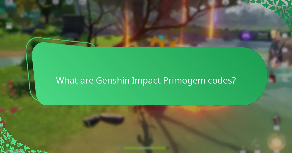 Which past promotions led to Primogem codes?