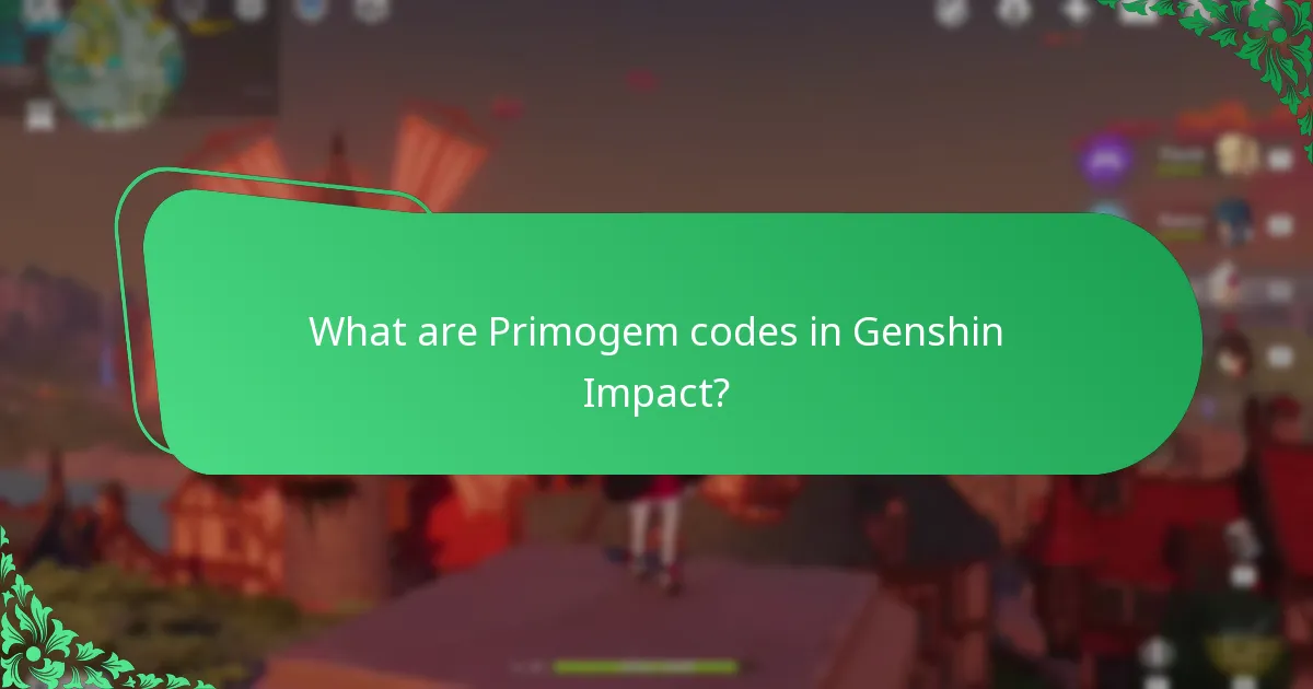What are community discussions around Primogem codes?