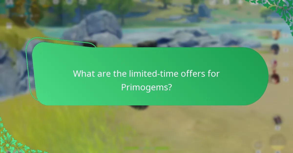 What exclusive promotions are available for Primogems?