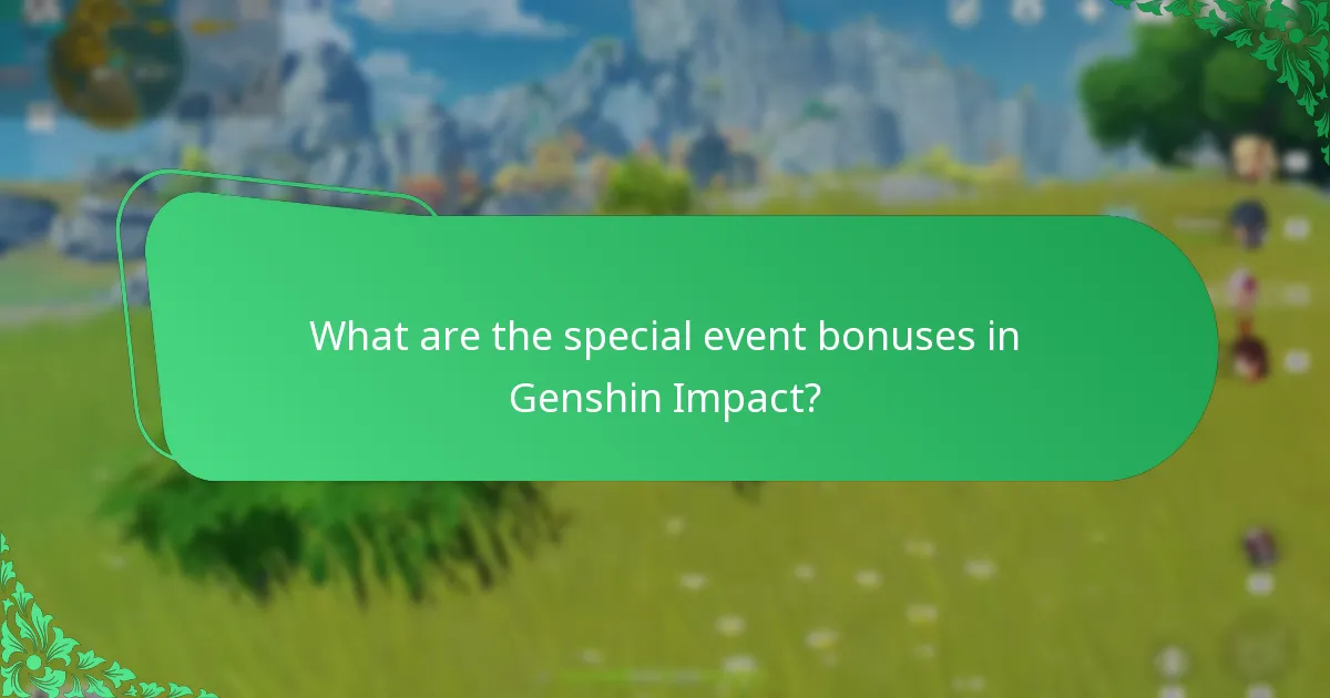 Which exclusive items can be earned from Genshin Impact events?